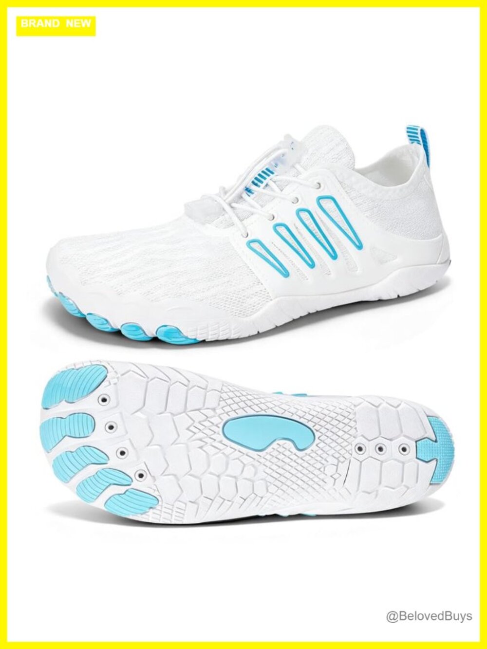 Quick Dry Water Shoes Wide Toe Box Non-Slip Aqua Shoe for Beach Swim